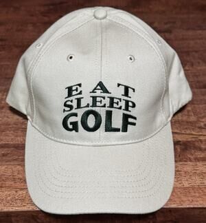 Eat Sleep Golf Hat
